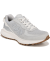 Ryka Jog On Sneaker In Silver Fabric/suede
