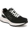 Ryka Jog On Sneaker In Black Fabric/suede