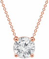 BADGLEY MISCHKA CERTIFIED LAB GROWN DIAMOND SOLITAIRE 18" PENDANT NECKLACE (3 CT. T.W.) IN 14K GOLD