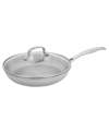 J.a. Henckels Henckels Clad H3 10 Inch Stainless Steel Fry Pan With Lid In Stainless Steel