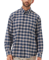 Barbour Men's Bowburn Brushed-finish Shirt In Navy
