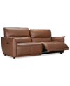 FURNITURE POLNER 91" LEATHER POWER MOTION SOFA, CREATED FOR MACY'S