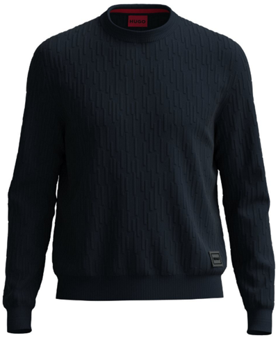 Hugo By  Boss Men's Sovrain Sweatshirt In Navy