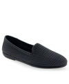 Aerosoles Betunia Womens Leather Loafers In Black - Faux Leather