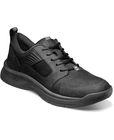 Nunn Bush Men's Kore Elevate Moc Toe Oxford Shoes In Black