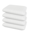 BODIPEDIC CLASSICS GEL SUPPORT CONVENTIONAL 4 PACK PILLOWS, STANDARD/QUEEN