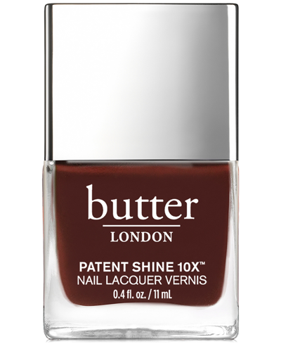 Butter London Patent Shine 10x Nail Lacquer In Boozy Chocolate