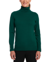 JOSEPH A SOLID TURTLENECK WITH BUTTON CUFF