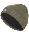 Adidas Originals Men's Creator 3 Three-stripe Performance Beanie In Dark Green