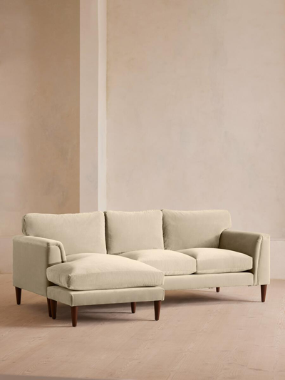 Soho Home Reya Chaise-end Sofa In Green