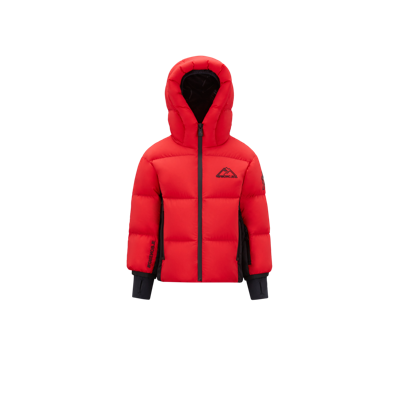 Moncler Grenoble Kids' Pramint Short Down Jacket Red In Rouge