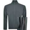 Armani Exchange Full Zip Logo Sweatshirt Blue In Blue