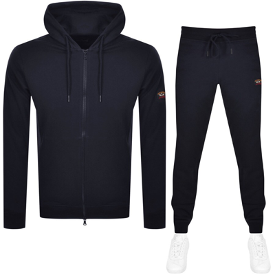 Paul &amp; Shark Paul And Shark Hooded Tracksuit Navy