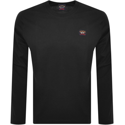 Paul &amp; Shark Paul And Shark Long Sleeved Logo T Shirt Black