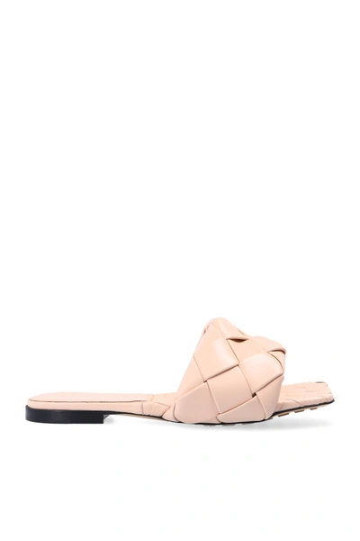 Bottega Veneta Quilted Leather Lido Flat Sandals In New