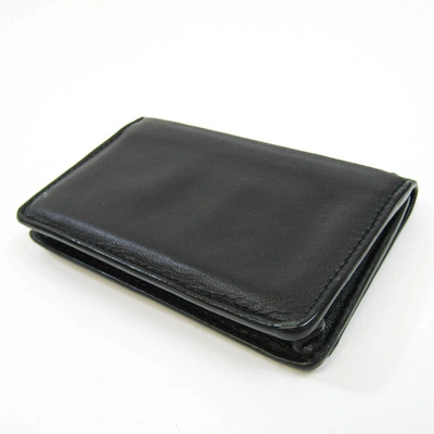 Bottega Veneta Intrecciato Navy Leather Wallet  ()