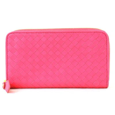 Bottega Veneta Pink Leather Wallet  ()