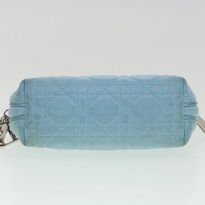 Dior Blue Leather Clutch Bag ()