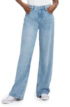 Good American Weightless Good High Waist Wide Leg Jeans In Indigo396