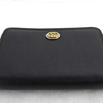 Gucci Black Leather Wallet  ()