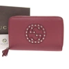 GUCCI GUCCI BURGUNDY LEATHER WALLET  (PRE-OWNED)