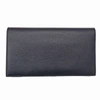 HERMES HERMÈS CITIZEN TWILL BLACK LEATHER WALLET  (PRE-OWNED)