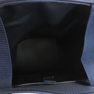 Hermes Hermès Navy Synthetic Backpack Bag ()