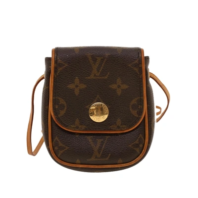 Pre-owned Louis Vuitton Cancun Brown Canvas Clutch Bag ()