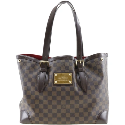 Pre-owned Louis Vuitton Hampstead Brown Canvas Shoulder Bag ()