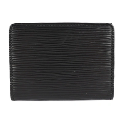 Pre-owned Louis Vuitton Ludlow Black Leather Wallet  ()