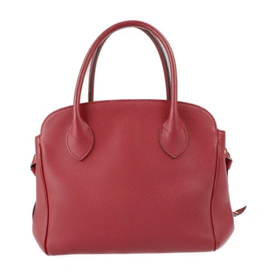 Pre-owned Louis Vuitton Milla Burgundy Leather Shoulder Bag ()