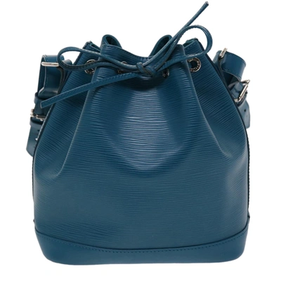 Pre-owned Louis Vuitton Noe Blue Leather Shoulder Bag ()