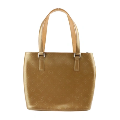 Pre-owned Louis Vuitton Stockton Brown Canvas Shoulder Bag ()