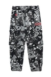 DSQUARED2 COTTON CARGO PANTS WITH ALLOVER SKATER CAMOU GRAPHICS