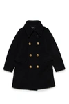 DSQUARED2 DOUBLE-BREASTED CLOTH COAT WITH METAL BUTTONS