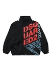 DSQUARED2 LIGHTWEIGHT JACKET WITH 3D CUBE LOGO