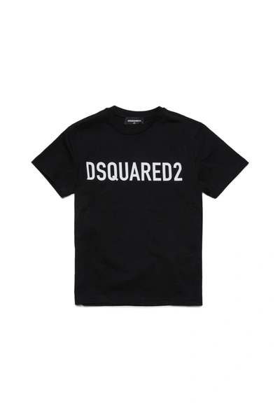 Dsquared2 D2t857u Slouch Fit T-shirt Dsquared In Black