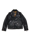 DSQUARED2 SYNTHETIC LEATHER BIKER JACKET