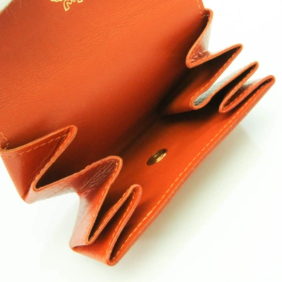 Mcm Leather Wallet () In Camel