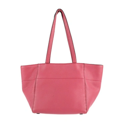 Prada Cabas Leather Tote Bag () In Pink
