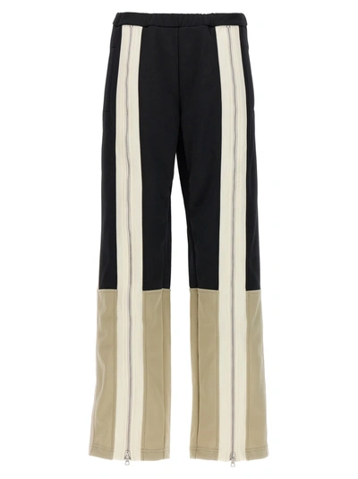 Palm Angels Cut Zipped Track Joggers Pants Multicolor