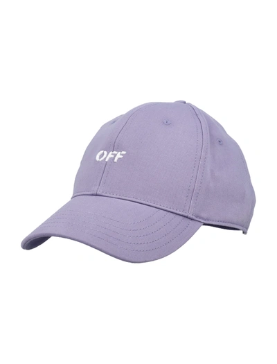Off-white Off-stamp Baseball Cap In Lillac