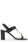 Saint Laurent 75mm Cassandra Leather Sandals In Default Title