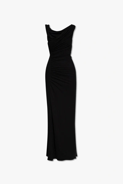 Saint Laurent Draped Dress In Default Title