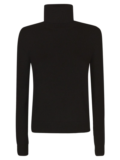 Saint Laurent Turtleneck Sweater In Black