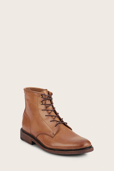 The Frye Company Frye James Lace-up Boots In Tan