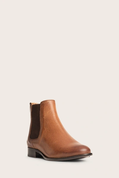 The Frye Company Frye Carly Chelsea Boots In Cognac