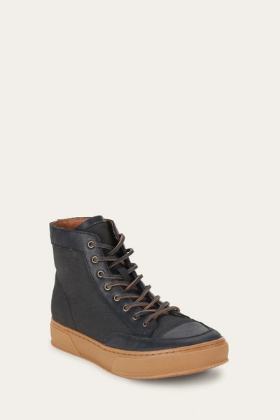 The Frye Company Frye Hoyt Mid Lace Sneaker In Black