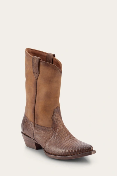 The Frye Company Frye Sacha Mid Pull On Tall Boots In Brown