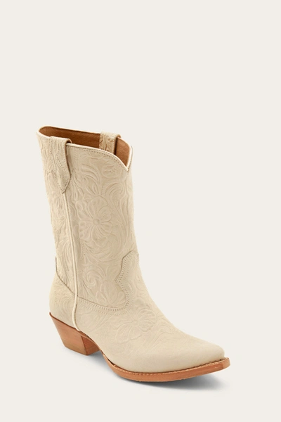 The Frye Company Frye Sacha Mid Pull On Tall Boots In Ivory